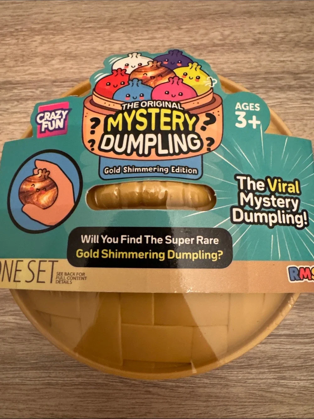 Mystery Dumpling Starlight & Gold shimmering Edition. Set of 2. NEW